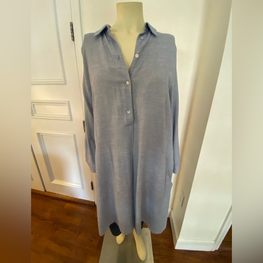 Light Blue Shirt Dress